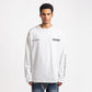 Love More Club Longsleeve White