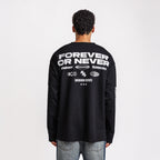 Forever Or Never Club Longsleeve Black