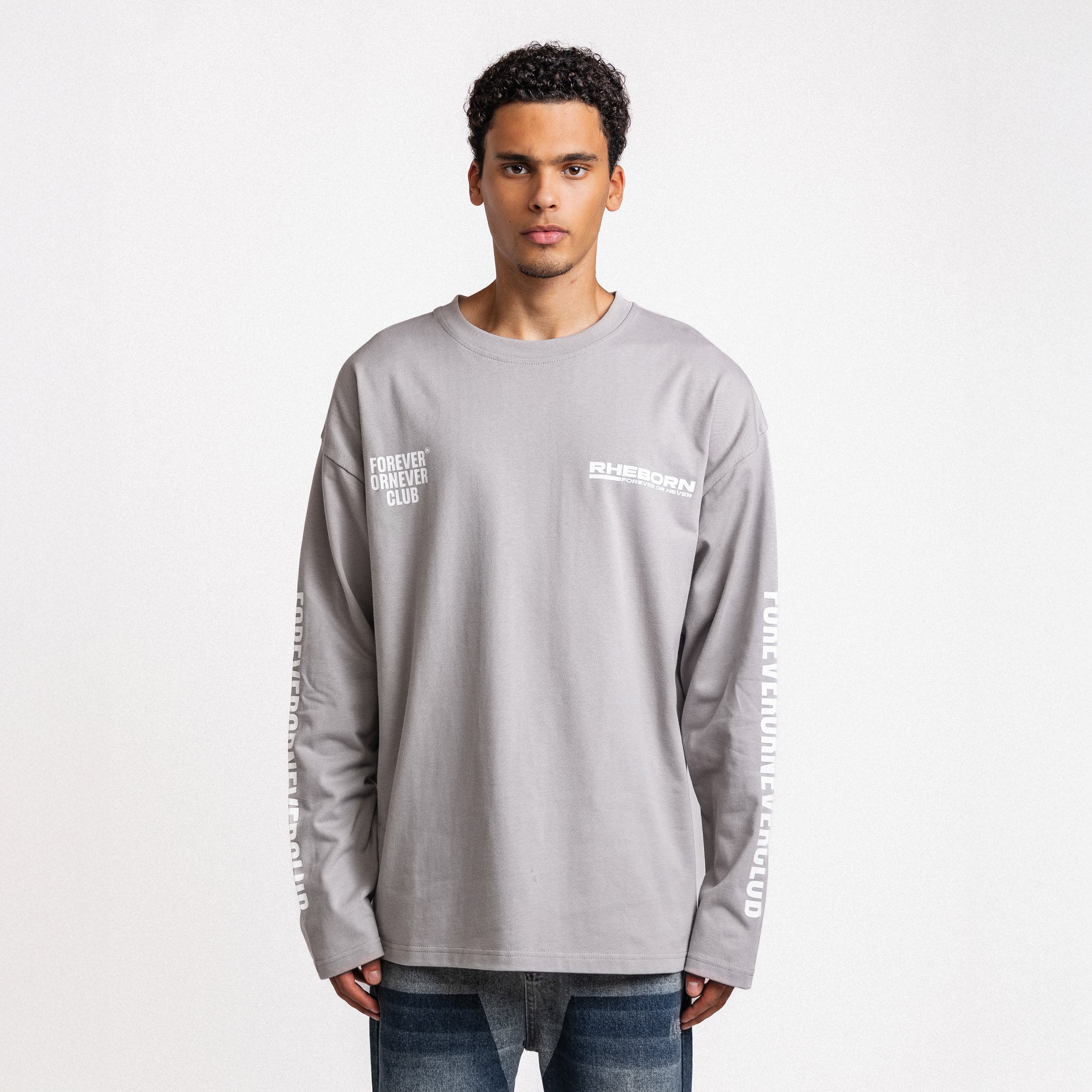 Forever Or Never Club Longsleeve Grey