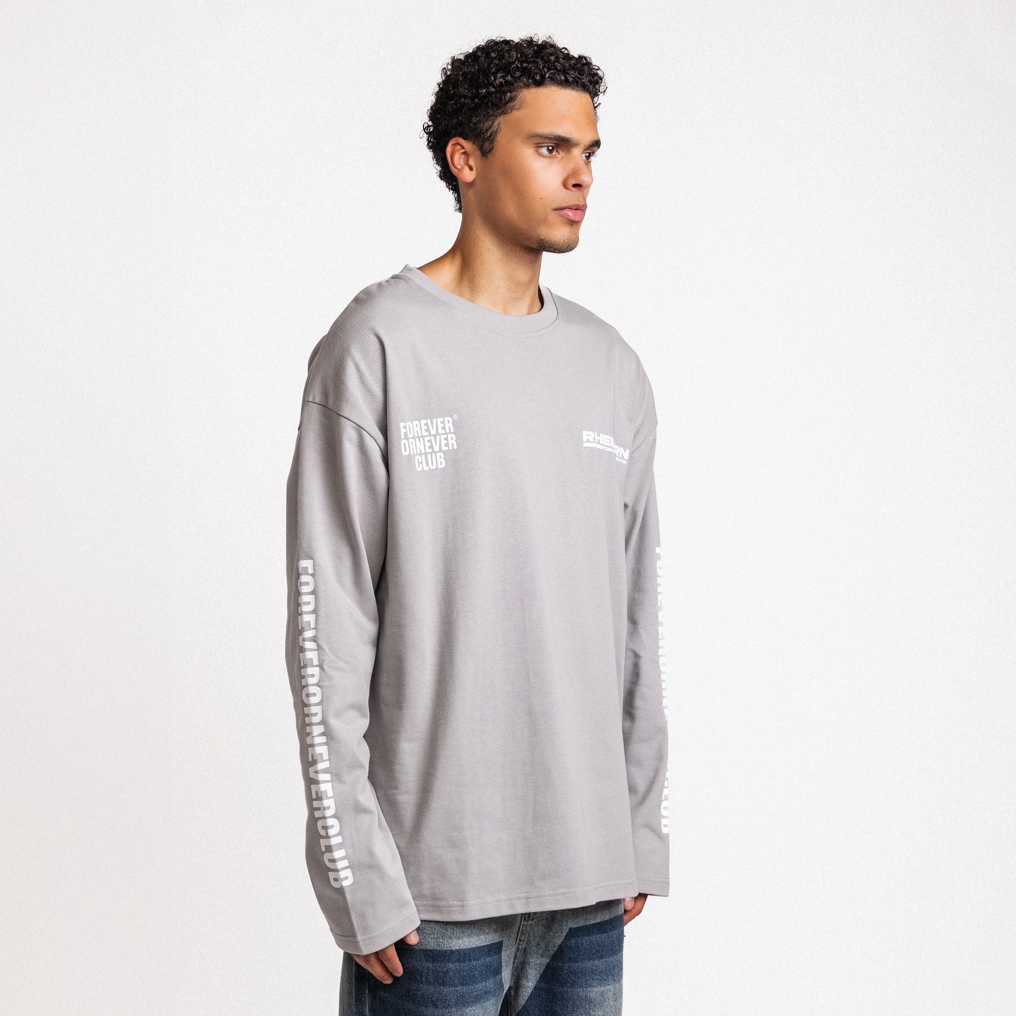 Forever Or Never Club Longsleeve Grey