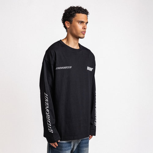 Love More Club Longsleeve Black