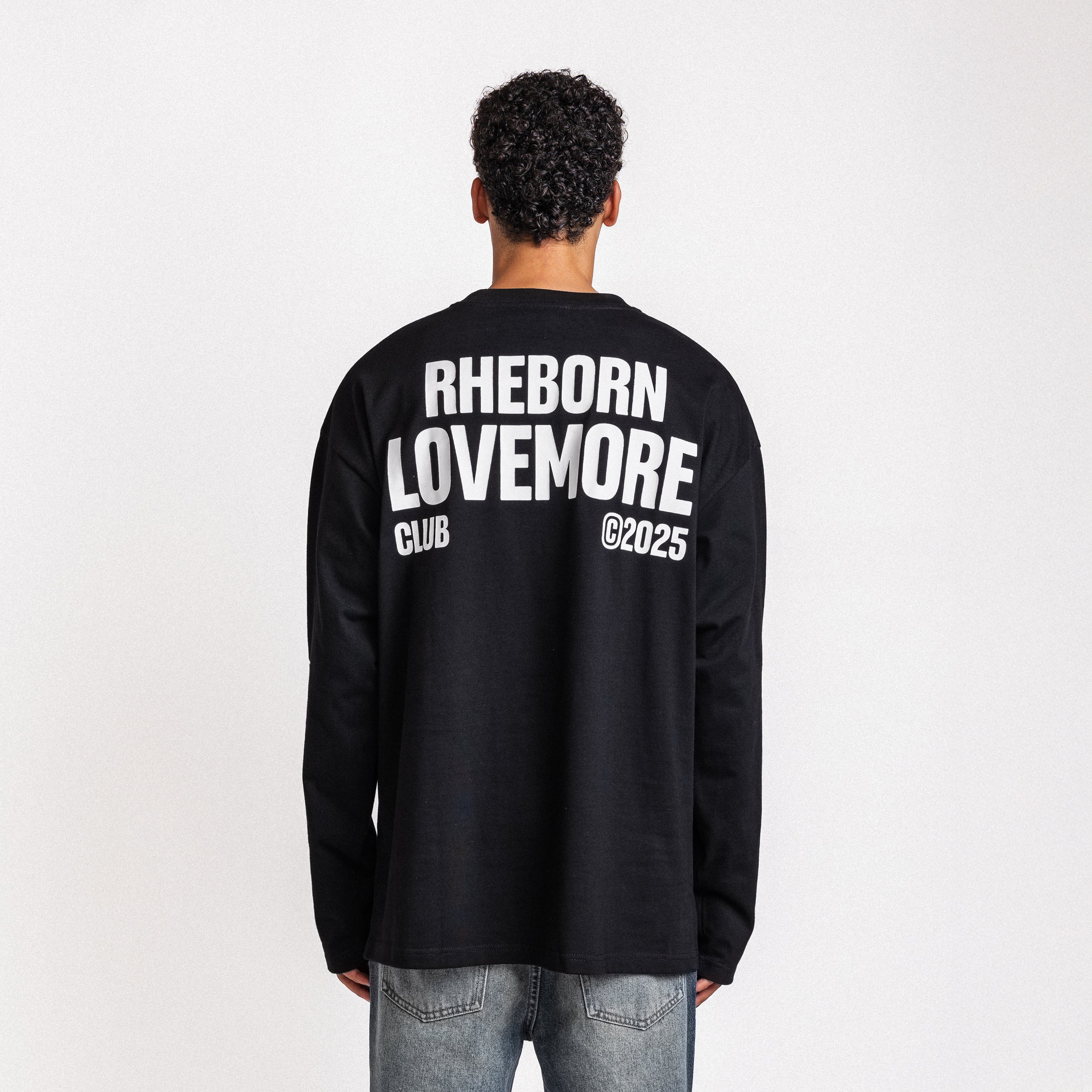 Love More Club Longsleeve Black