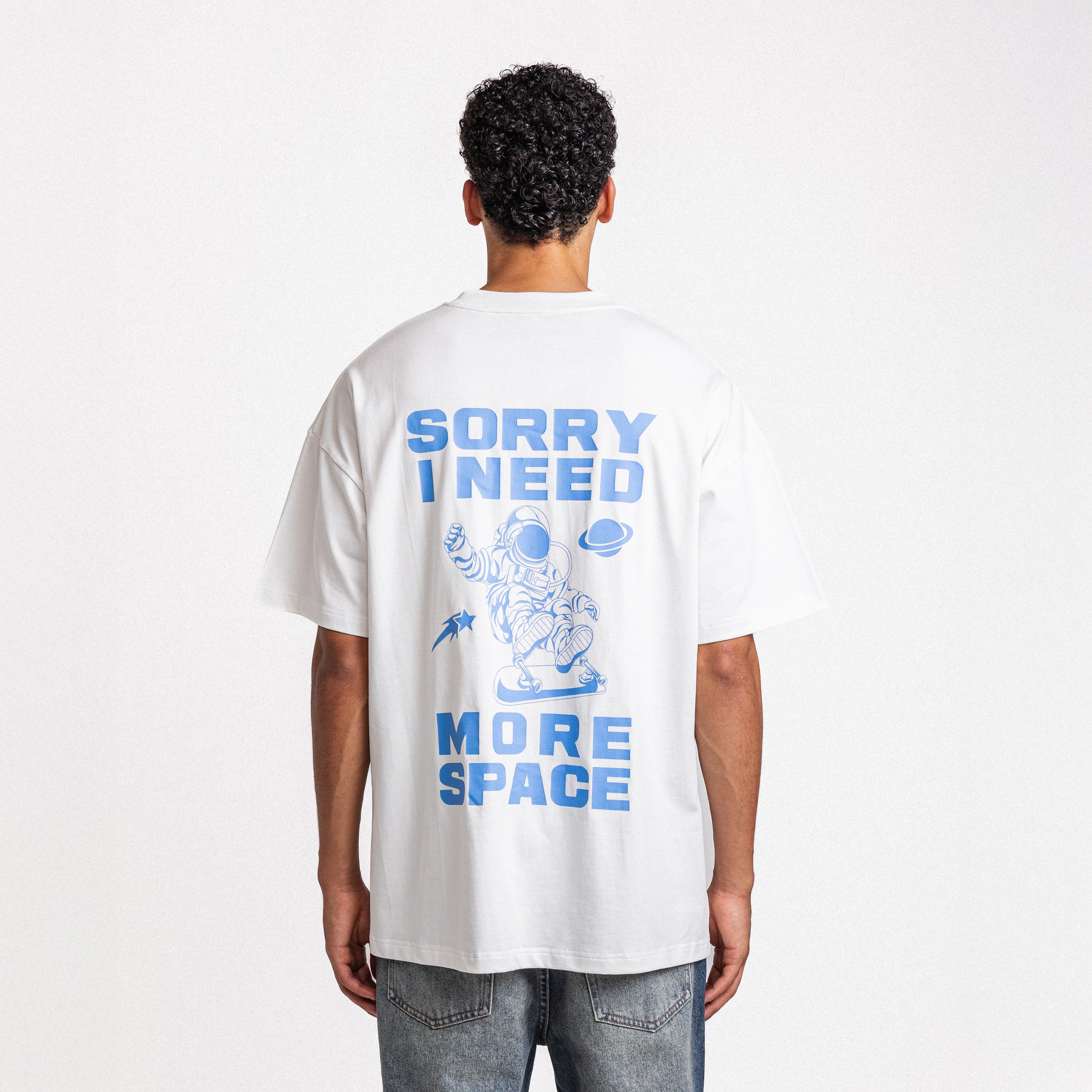 Need More Space Tee White