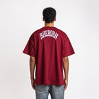 BLURRY FOREVER OR NEVER TEE BURGUNDY - WHITE