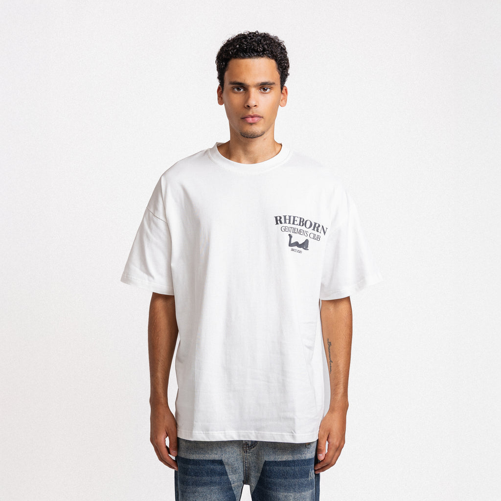 Gentlemens Club Tee White