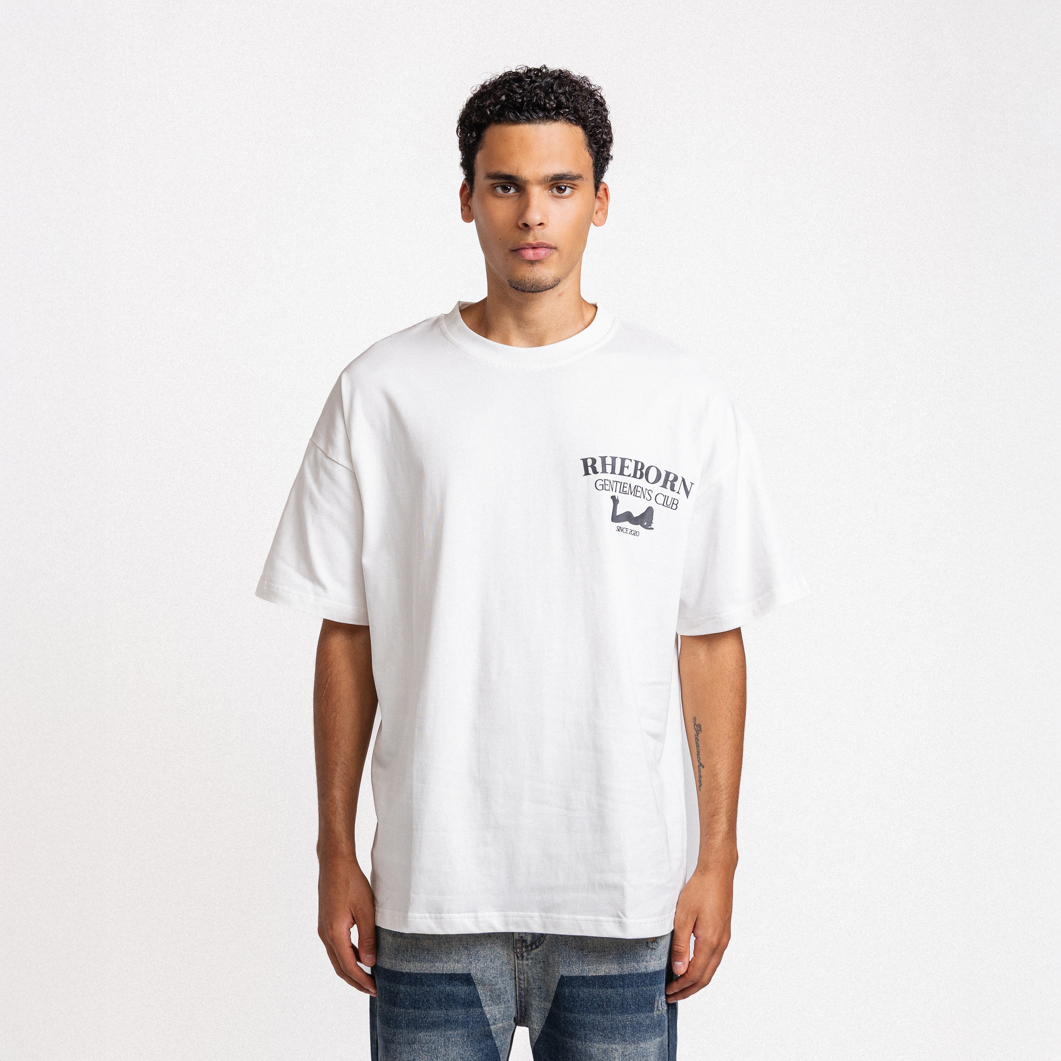 Gentlemens Club Tee White