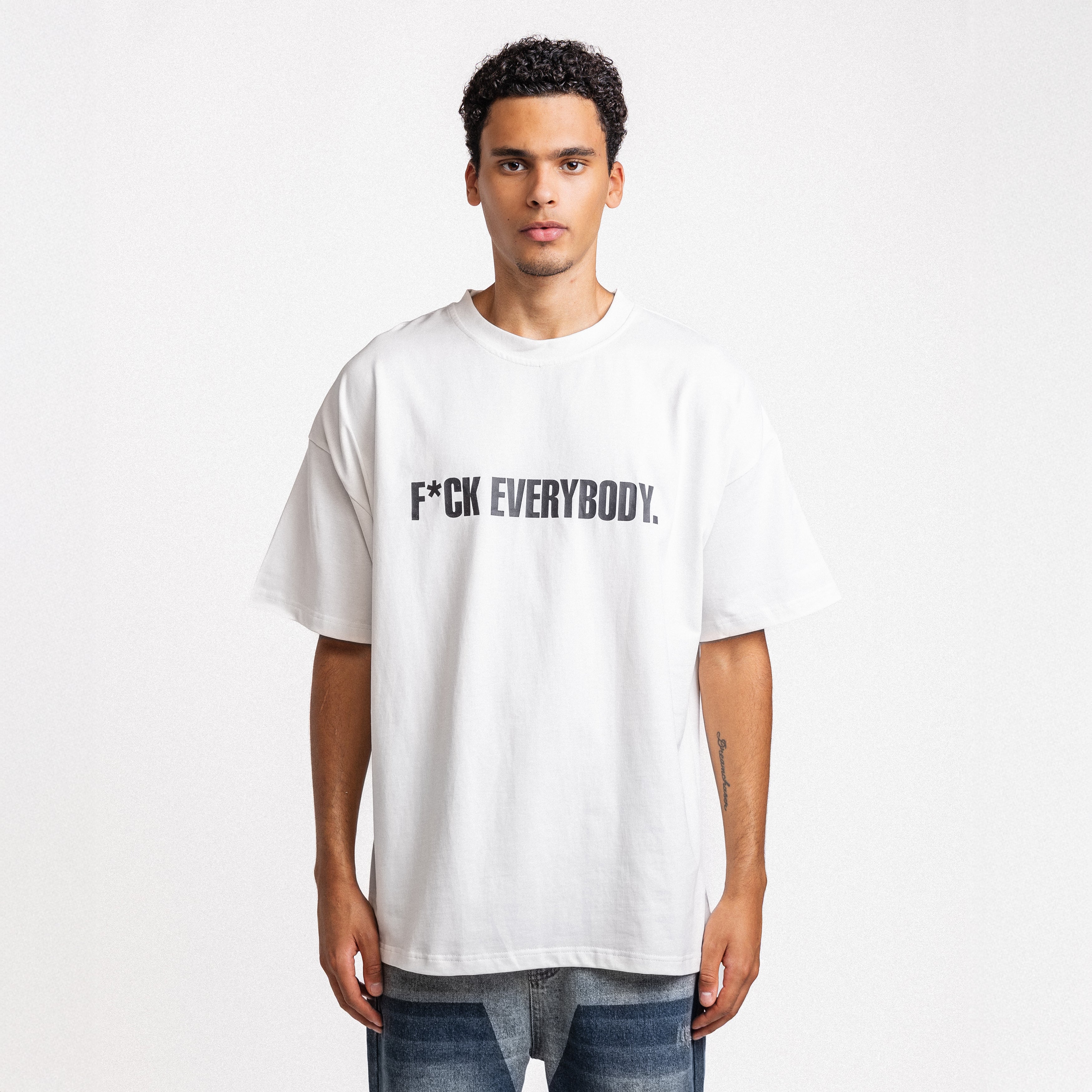 F*CK Everybody Tee White
