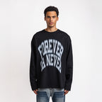 Forever or Never Longsleeve Black-White