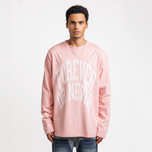 Forever Or Never Longsleeve Pink