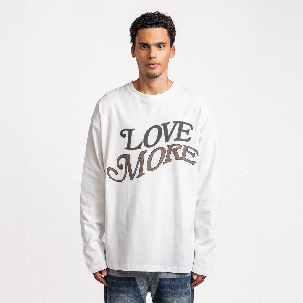 Love More Longsleeve White