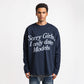 I only date models longsleeve navy