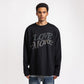 Love More Longsleeve Black