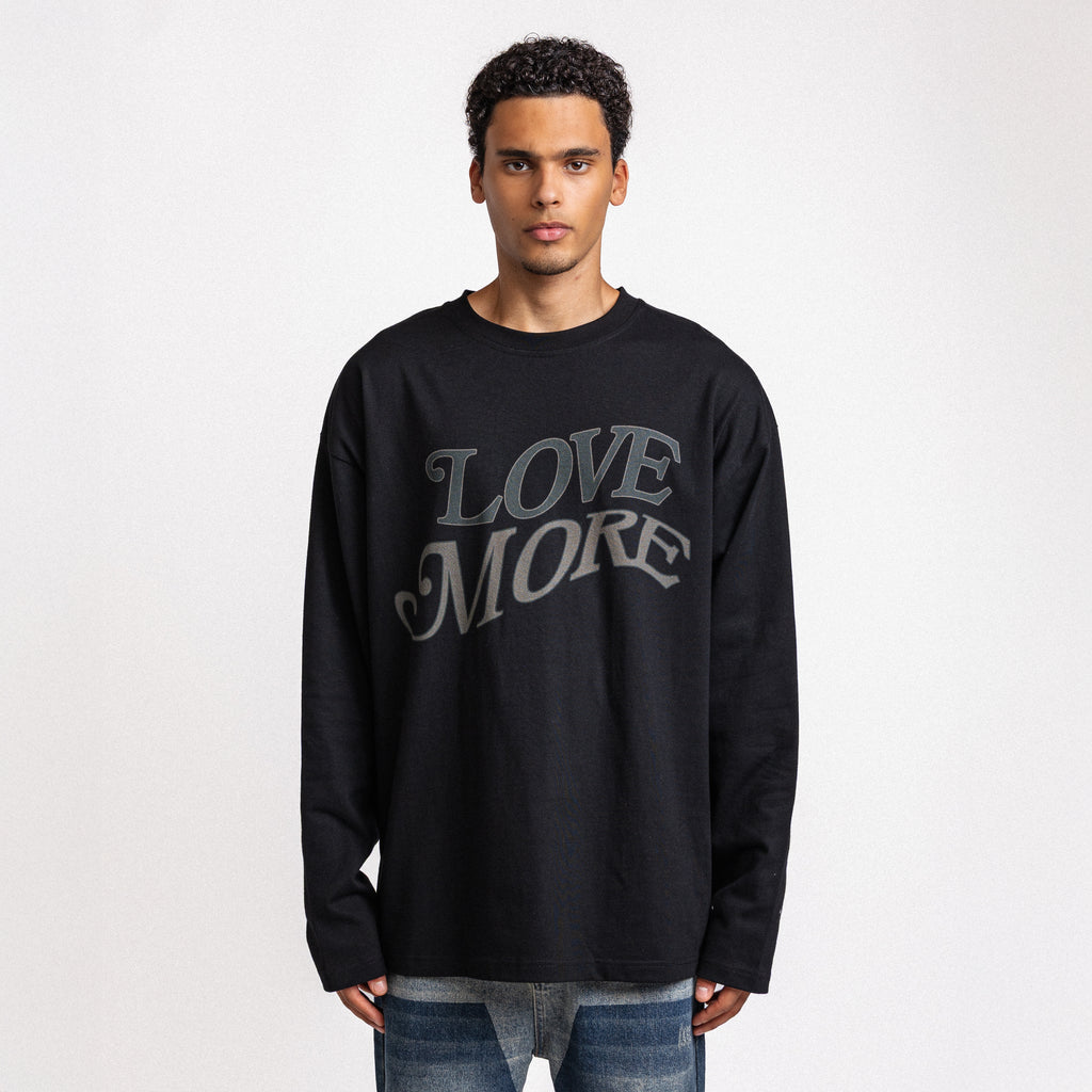Love More Longsleeve Black