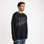 Love More Longsleeve Black