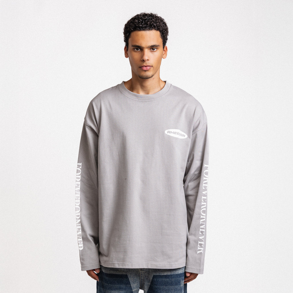 Forever Or Never Club Longsleeve Grey II