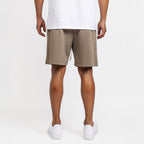 Handwritten Logo Short Khaki
