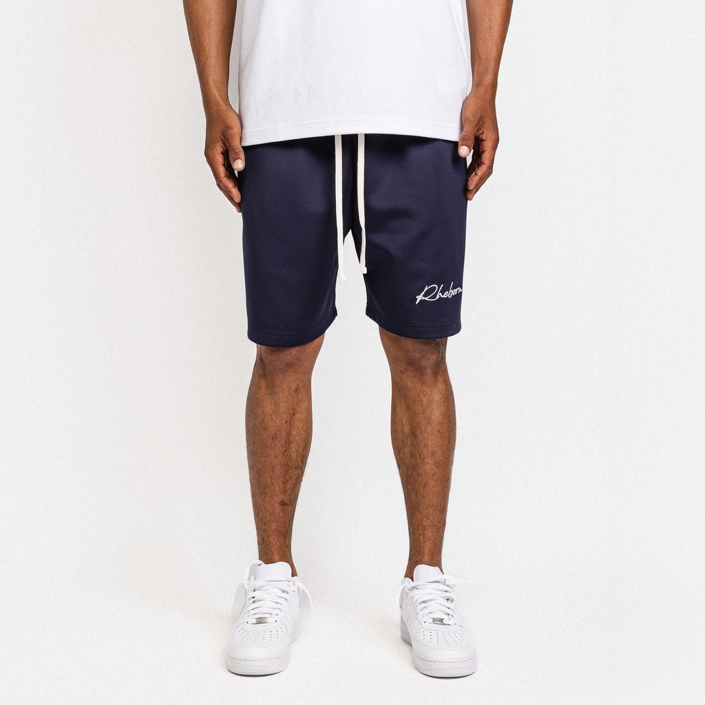 Handwritten Logo Short Navy