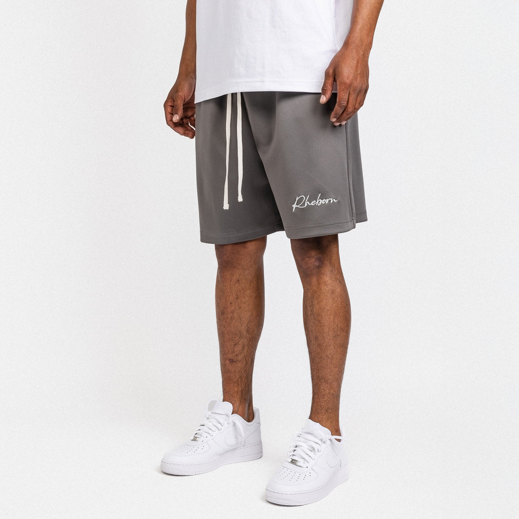 Handwritten Logo Short Dark Grey