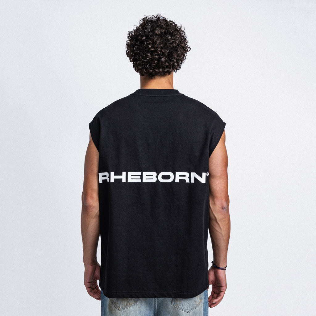 I'M Probably Lying Sleeveless Tee Black
