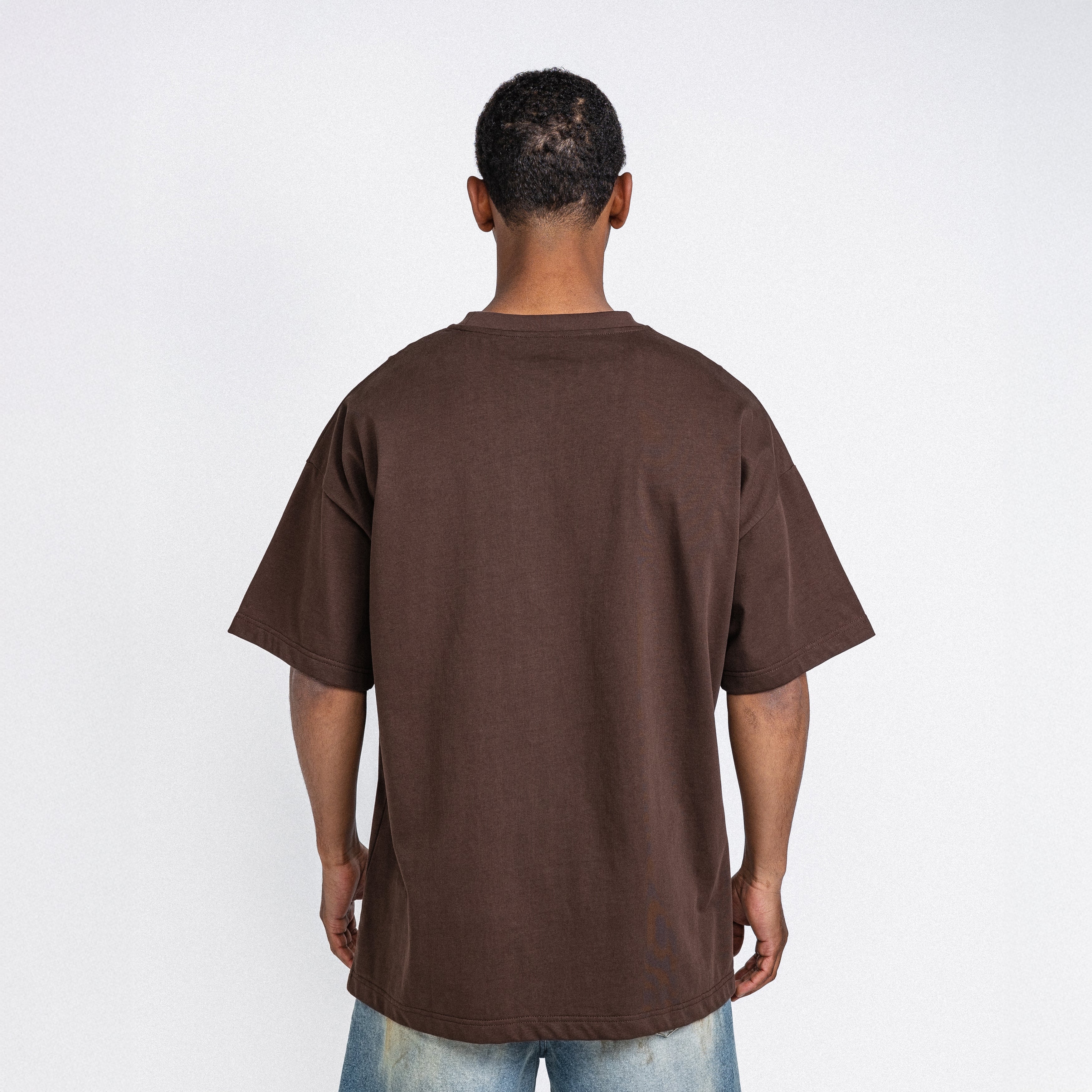 Multi Logo Tee Dark Brown