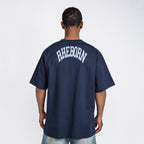 Blurry Forever Or Never Tee Navy - White