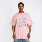 I Only Date Models Tee Pink