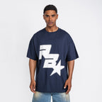 Star Logo Tee Navy