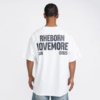 Love More Club Tee White