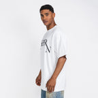 Falling Logo Tee White