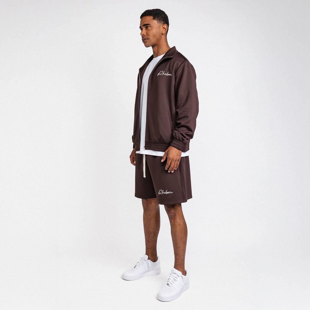 Handwritten Logo Summer Set Chocolate Brown