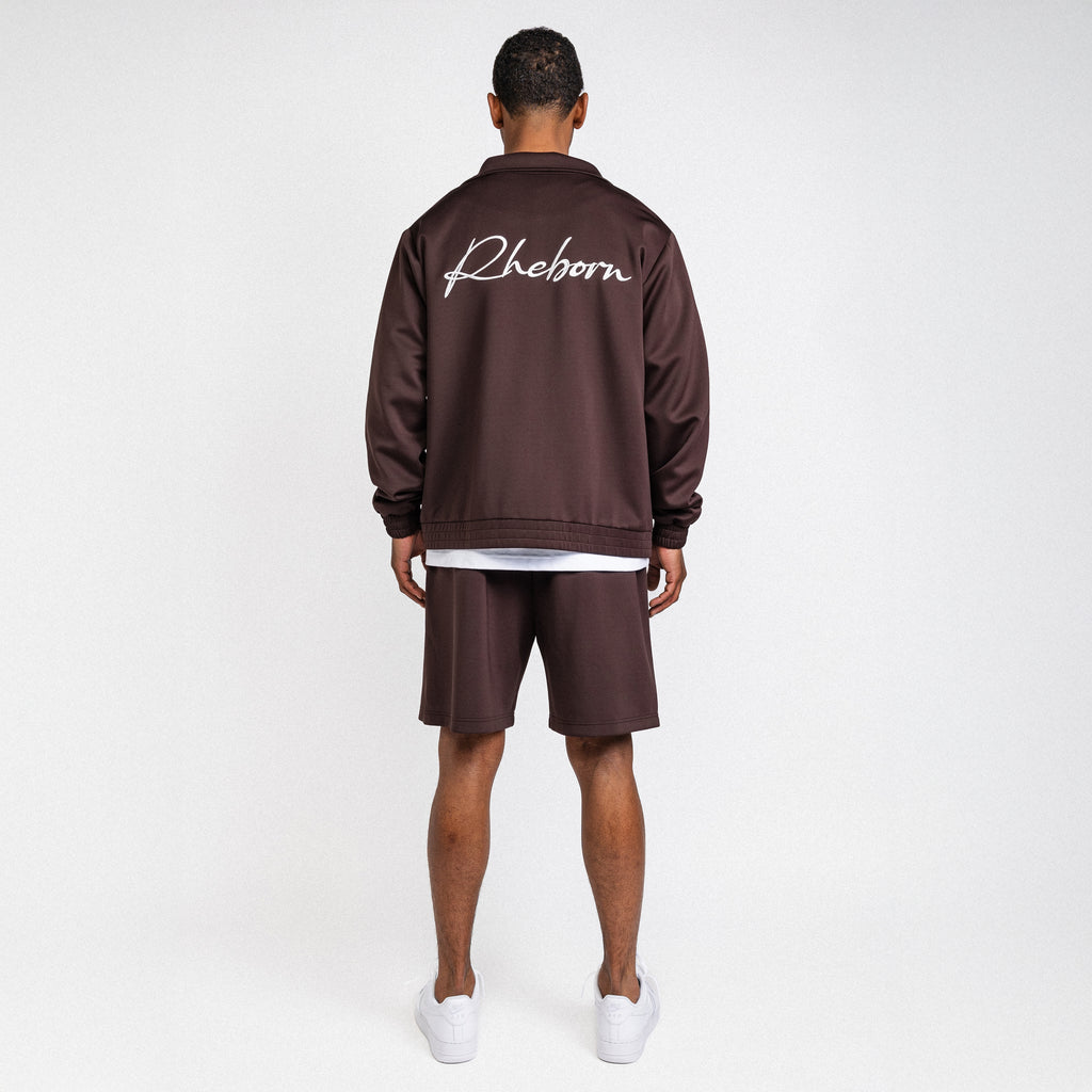 Handwritten Logo Summer Set Chocolate Brown