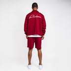 Handwritten Logo Summer Set Burgundy