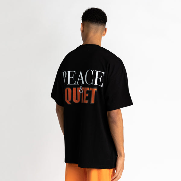 Peace & Quiet Tee Black