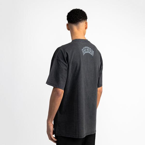 Blurry Open your fucking eyes tee vintage black