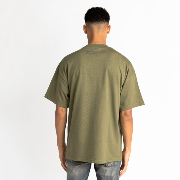 Real Tee Vintage Washed Army Green