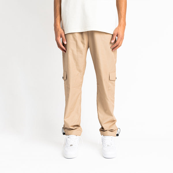 Raincoat Fabric Cargo Pants Sand