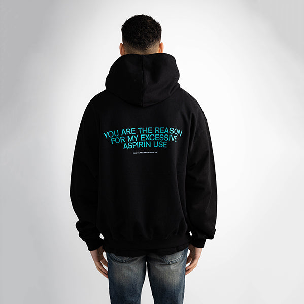 Aspirin Hoodie Black