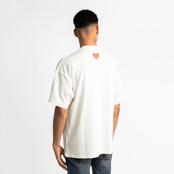 Hate To Love Tee Off White