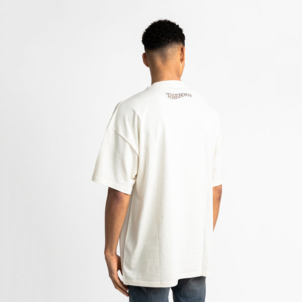 Love More Tee Off White