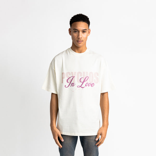 Psychos In Love Tee Off White