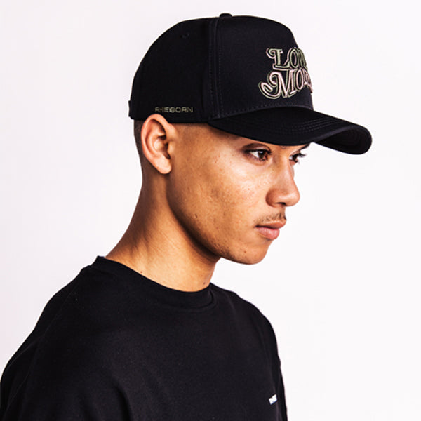 Love More Cap Black