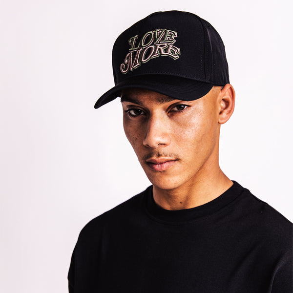 Love More Cap Black