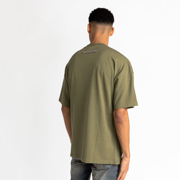 Real Tee Vintage Washed Army Green