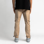 Raincoat Fabric Cargo Pants Sand