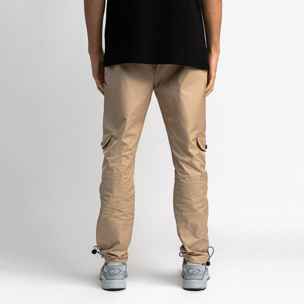 Raincoat Fabric Cargo Pants Sand