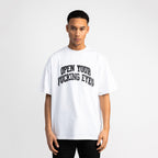 Blurry open your fucking eyes tee White