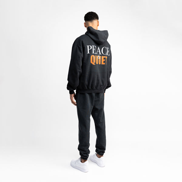 PEACE AND QUIET JOGGING SET VINTAGE BLACK