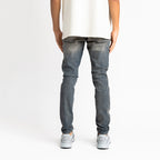 Essential Denim Sand Destroyed Knee