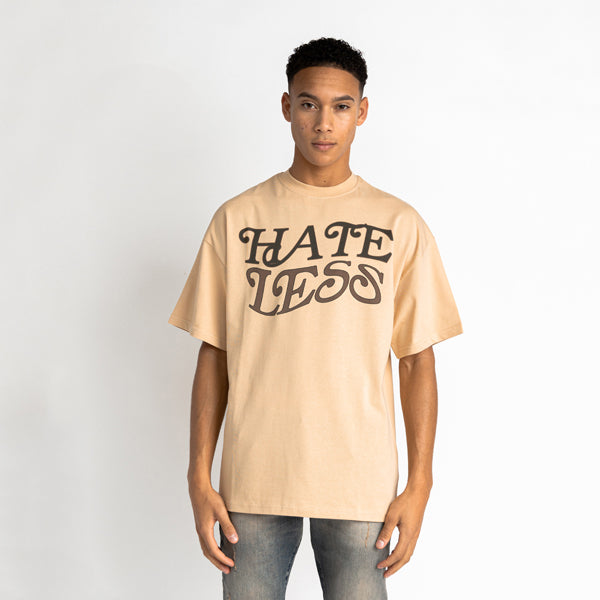 Hate Less Tee Vintage Washed Sand