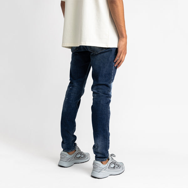 Dark Blue Washed Jeans